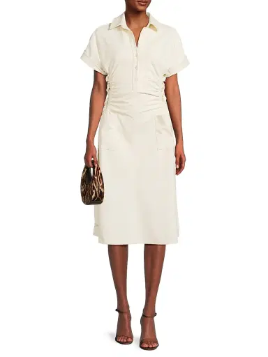 Undra Celeste Women's Loki Lace-Up Polo Midi-Dress | Thumbnail 2
