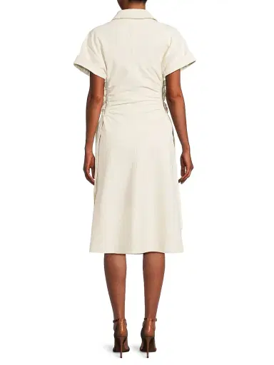 Undra Celeste Women's Loki Lace-Up Polo Midi-Dress | Thumbnail 5