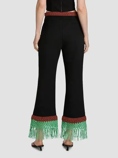 Rosie Assoulin Women's Macrame Pizzants Pants | Thumbnail 5 Rosie Assoulin Women's Macrame Pizzants Pants | Thumbnail 5