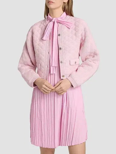MOSCHINO Women's Quilted Cotton-Blend Jacket | Thumbnail 3 MOSCHINO Women's Quilted Cotton-Blend Jacket | Thumbnail 3