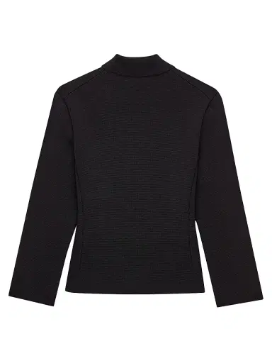 Saint Laurent Women's Polo Cardigan in Wool | Thumbnail 2 Saint Laurent Women's Polo Cardigan in Wool | Thumbnail 2