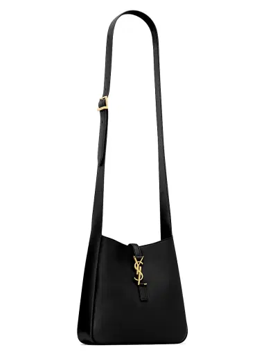 Saint Laurent Women's Le 5 ÿ 7 Supple Crossbody Bag in Grained Leather - Black | Thumbnail 3 Saint Laurent Women's Le 5 ÿ 7 Supple Crossbody Bag in Grained Leather - Black | Thumbnail 3
