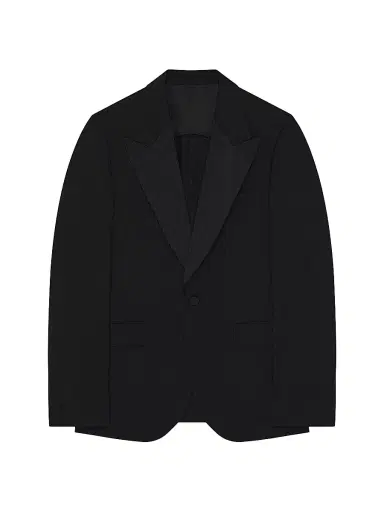 Givenchy Men's Single-Breasted Deconstructed Jacket in Wool and Mohair | Thumbnail 3 Givenchy Men's Single-Breasted Deconstructed Jacket in Wool and Mohair | Thumbnail 3