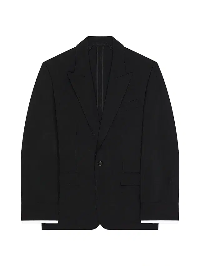 Givenchy Men's Couture Seam Single-Breasted Jacket in Wool and Mohair - Black