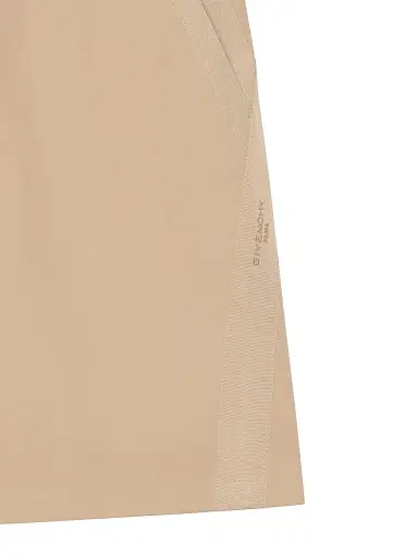 Givenchy Men's Couture Seam Bermuda Shorts in Cotton with Gros Grain | Thumbnail 5