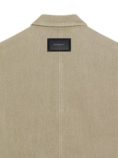 Givenchy Men's Shirt in Denim - Army Beige - Size XS | Thumbnail 5 Givenchy Men's Shirt in Denim - Army Beige - Size XS | Thumbnail 5