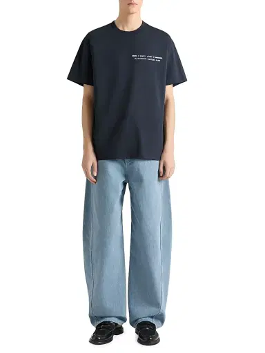 Givenchy Men's T-Shirt in Cotton with Archives Print - Night Blue - Size XXL | Thumbnail 2 Givenchy Men's T-Shirt in Cotton with Archives Print - Night Blue - Size XXL | Thumbnail 2