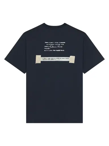 Givenchy Men's T-Shirt in Cotton with Archives Print - Night Blue - Size XXL | Thumbnail 3 Givenchy Men's T-Shirt in Cotton with Archives Print - Night Blue - Size XXL | Thumbnail 3