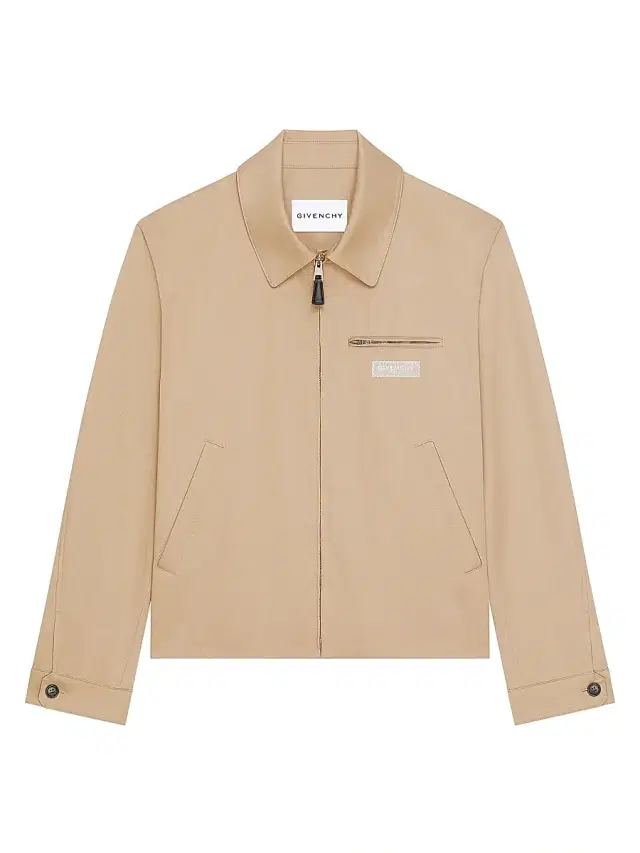 Givenchy Men's Harrington Jacket in Cotton - Beige