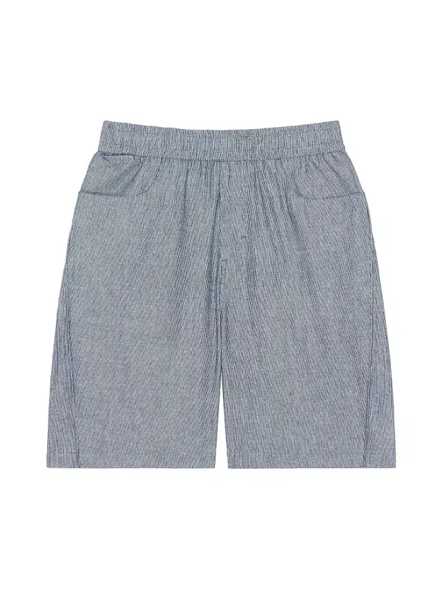 Givenchy Men's Couture Seam Striped Bermuda Shorts in Cotton - Grey