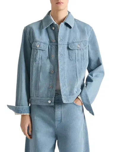 Givenchy Men's Jacket in Light Denim - Light Blue | Thumbnail 3