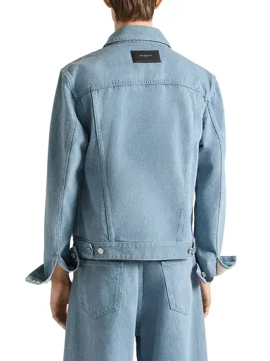 Givenchy Men's Jacket in Light Denim - Light Blue | Thumbnail 4