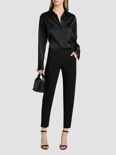 Giorgio Armani Women's Essentials Wool Slim-Fit Trousers | Thumbnail 2 Giorgio Armani Women's Essentials Wool Slim-Fit Trousers | Thumbnail 2