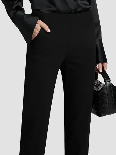 Giorgio Armani Women's Essentials Wool Slim-Fit Trousers | Thumbnail 6 Giorgio Armani Women's Essentials Wool Slim-Fit Trousers | Thumbnail 6