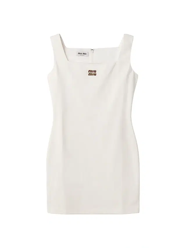 Miu Miu Women's Jersey Mini Dress - White