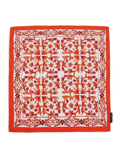 Dolce & Gabbana Women's Printed Silk Twill Sarong | Thumbnail 6 Dolce & Gabbana Women's Printed Silk Twill Sarong | Thumbnail 6