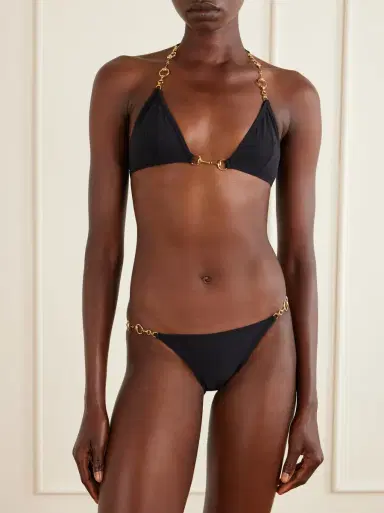 Gucci Horsebit embellished triangle bikini | Thumbnail 2 Gucci Horsebit embellished triangle bikini | Thumbnail 2