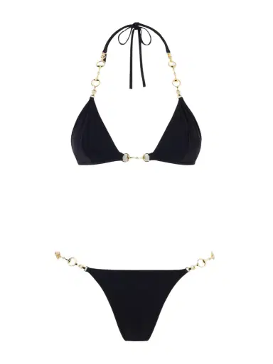 Gucci Horsebit embellished triangle bikini | Thumbnail 1 Gucci Horsebit embellished triangle bikini | Thumbnail 1