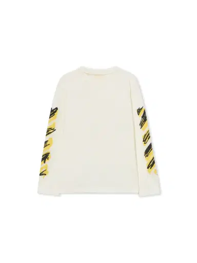 Off-White Diagonal Spray Long-Sleeved T-shirt | Thumbnail 1 Off-White Diagonal Spray Long-Sleeved T-shirt | Thumbnail 1