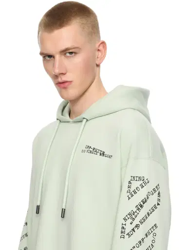 Off-White Type Arrow Diagonal Loose Hoodie | Thumbnail 3 Off-White Type Arrow Diagonal Loose Hoodie | Thumbnail 3