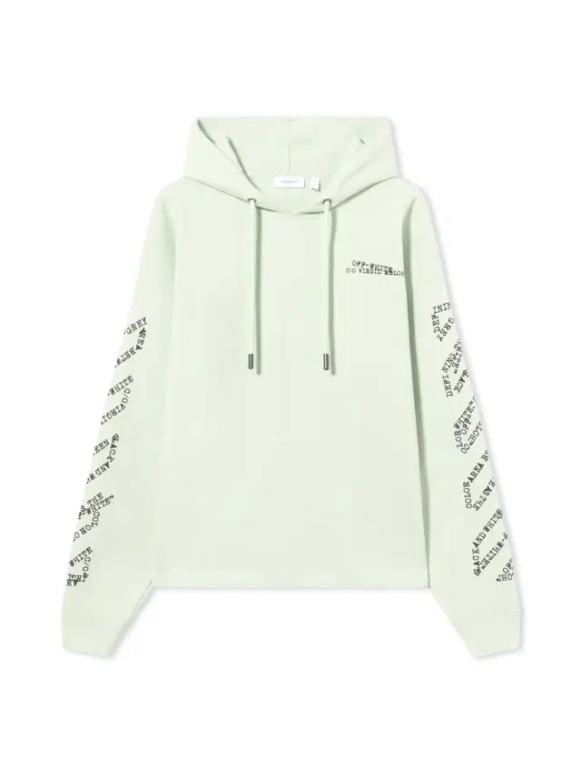 Off-White Type Arrow Diagonal Loose Hoodie