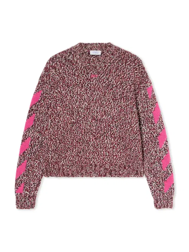 Off-White Mouline Arrow Knit Crewneck Sweater