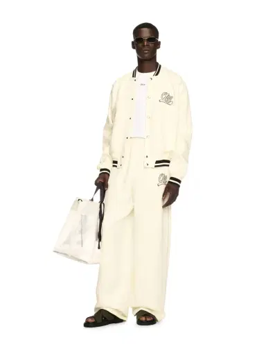 Off-White Off Italic Linen Souvenir Pan Ivory - Bl | Thumbnail 2