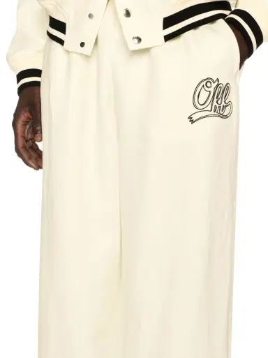 Off-White Off Italic Linen Souvenir Pan Ivory - Bl | Thumbnail 5