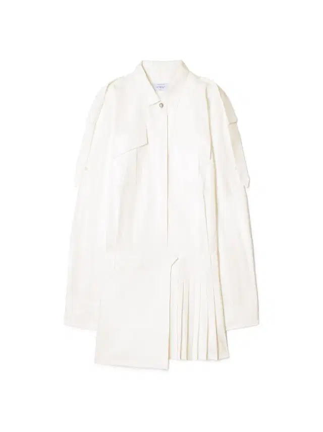 Off-White White Savana Poplin Mini Dress