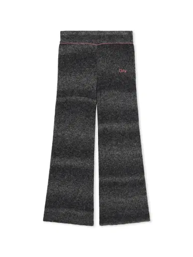 Off-White Wide-Leg Clear Rib Logo Pants | Thumbnail 2