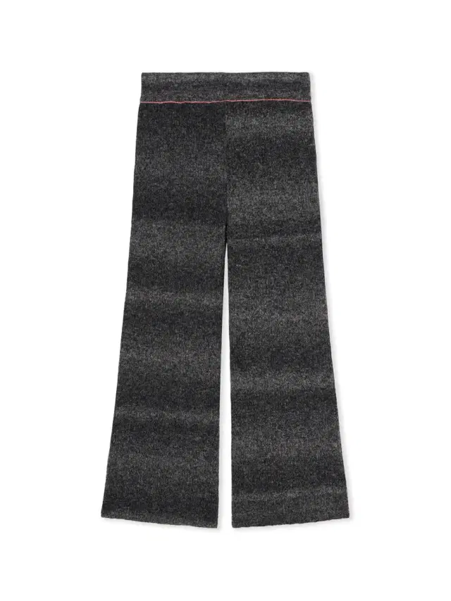 Off-White Wide-Leg Clear Rib Logo Pants