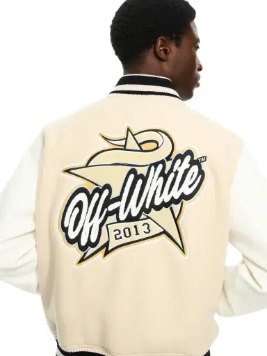 Off-White Star Logo Varsity Jacket | Thumbnail 5 Off-White Star Logo Varsity Jacket | Thumbnail 5
