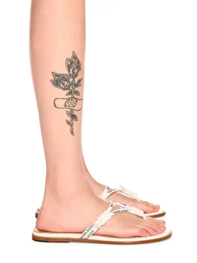 Off-White SHOELACE FLAT SANDAL