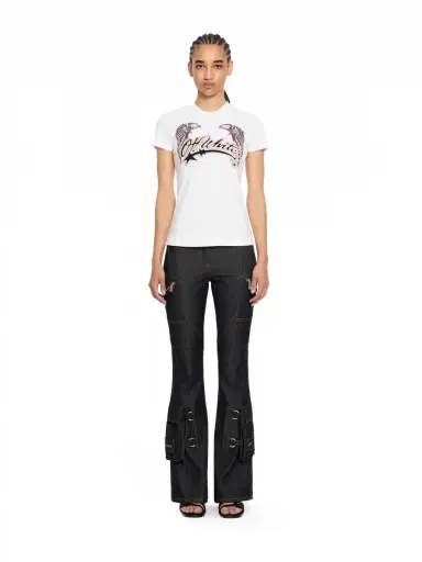 Off-White Swarovski Double Eagle Slim T-shirt | Thumbnail 2 Off-White Swarovski Double Eagle Slim T-shirt | Thumbnail 2