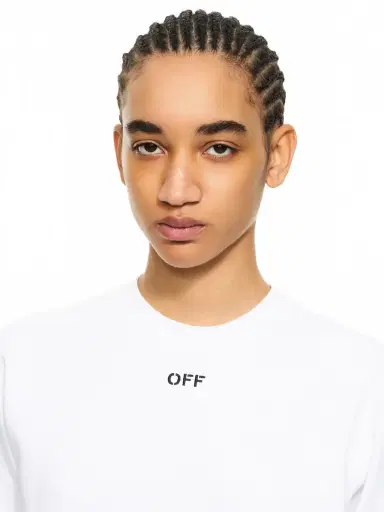 Off-White Off Stamp Rib Cropped Tee | Thumbnail 5 Off-White Off Stamp Rib Cropped Tee | Thumbnail 5