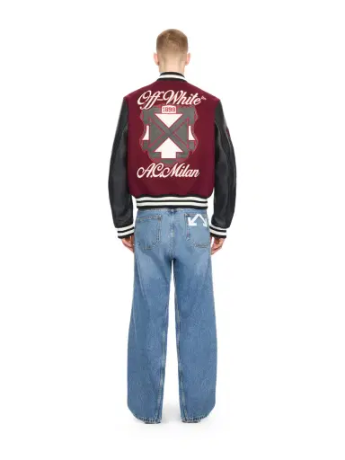Off-White Off-White™ c/o AC Milan Varsity Jacket | Thumbnail 4