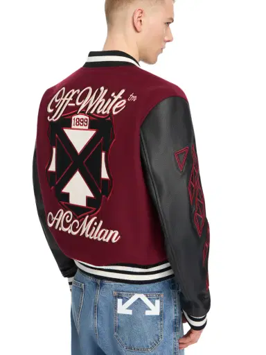 Off-White Off-White™ c/o AC Milan Varsity Jacket | Thumbnail 6