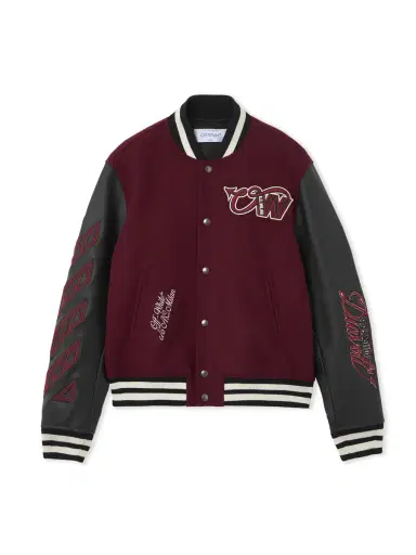 Off-White Off-White™ c/o AC Milan Varsity Jacket | Thumbnail 1