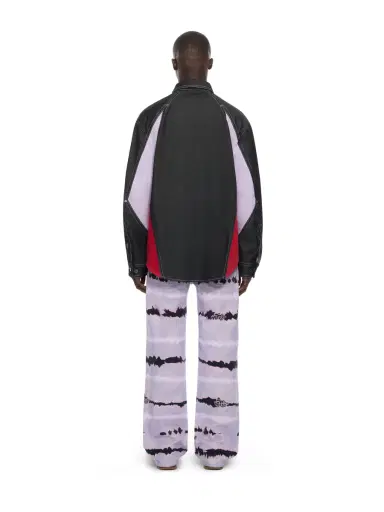 Off-White Color Block Denim Crystal Overshirt | Thumbnail 4 Off-White Color Block Denim Crystal Overshirt | Thumbnail 4