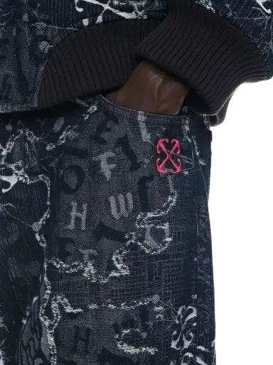 Off-White CAMO JACQ STRAIGHT JEANS | Thumbnail 5