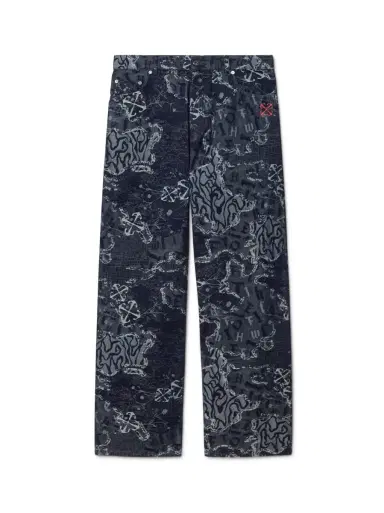 Off-White CAMO JACQ STRAIGHT JEANS | Thumbnail 1