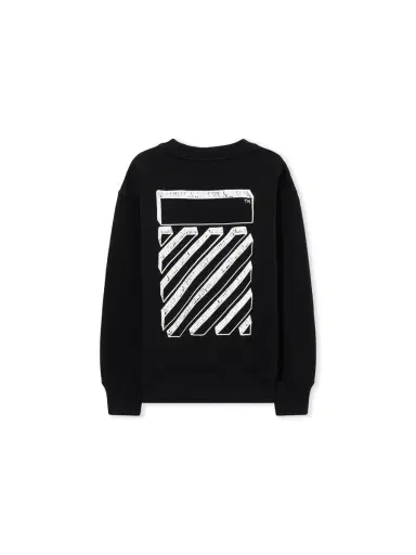 Off-White Scribble Diagonal Crewneck | Thumbnail 1 Off-White Scribble Diagonal Crewneck | Thumbnail 1