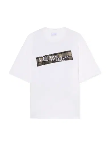 Off-White Flannel Diagonal Skate Logo Tee | Thumbnail 1