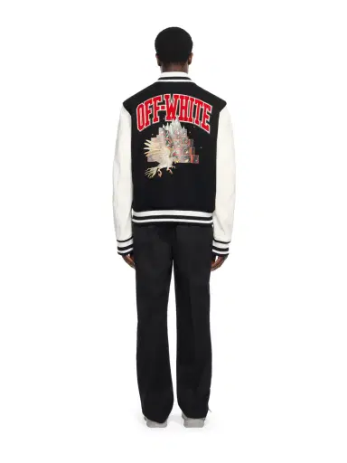 Off-White Wool Mini Flare Pants | Thumbnail 4 Off-White Wool Mini Flare Pants | Thumbnail 4