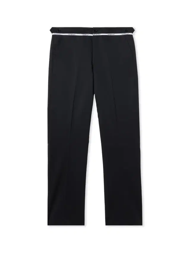 Off-White Wool Mini Flare Pants