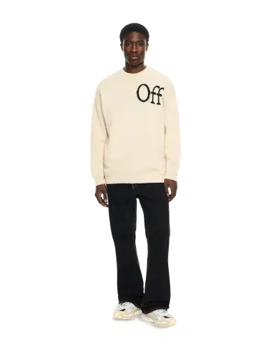 Off-White Bookish Shared Crewneck Sweater | Thumbnail 2 Off-White Bookish Shared Crewneck Sweater | Thumbnail 2