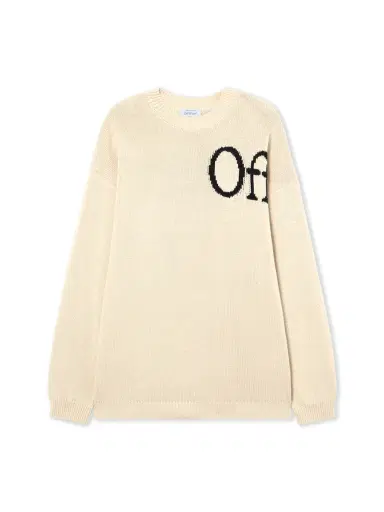Off-White Bookish Shared Crewneck Sweater | Thumbnail 1 Off-White Bookish Shared Crewneck Sweater | Thumbnail 1