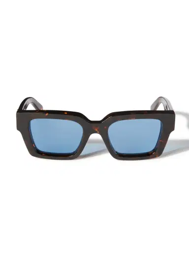 Off-White Havana/Blue Virgil Sunglasses | Thumbnail 2