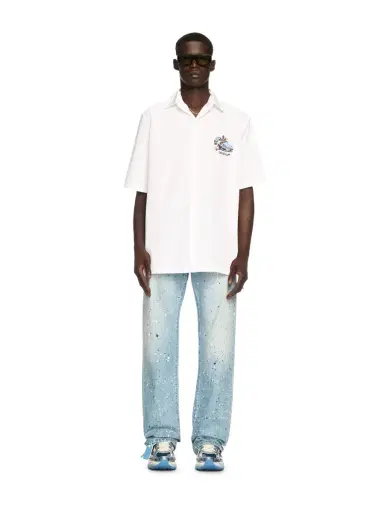 Off-White White Fresco Arrow Bowling Shirt | Thumbnail 2