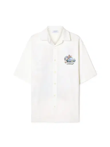 Off-White White Fresco Arrow Bowling Shirt | Thumbnail 1